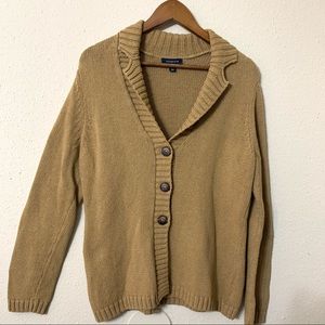 Lands'ed  button down knit cardigan